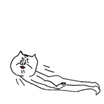 a strange cat Tokio sticker #12100325