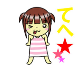 fcf girl sticker #12100758