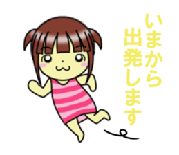 fcf girl sticker #12100777