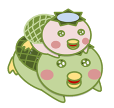 Go! go! "Kappachan" sticker #12100832