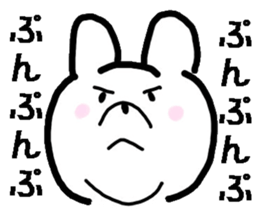 aggro rabbit sticker #12100906