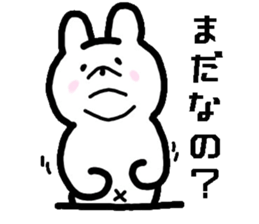 aggro rabbit sticker #12100922