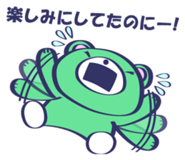 Crying Face Bear sticker #12100980