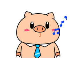 OFFICE PIG : DUKDIK sticker #12101338