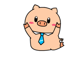 OFFICE PIG : DUKDIK sticker #12101339