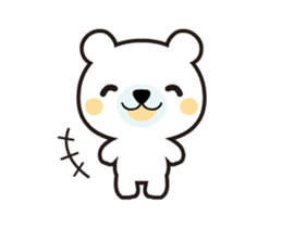 Polar bear that moves sticker #12102025
