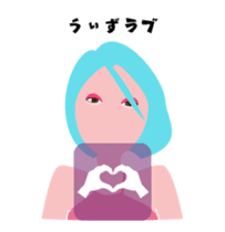 "Akari" EDM queen avatar sticker #12102273