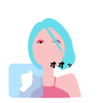 "Akari" EDM queen avatar sticker #12102277