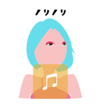 "Akari" EDM queen avatar sticker #12102280