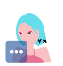 "Akari" EDM queen avatar sticker #12102287