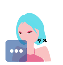 "Akari" EDM queen avatar sticker #12102287