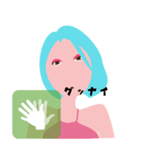 "Akari" EDM queen avatar sticker #12102291