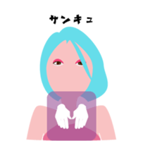 "Akari" EDM queen avatar sticker #12102293