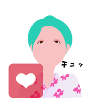 "Hana" Kimono queen avatar in summer sticker #12102353