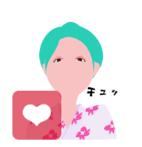 "Hana" Kimono queen avatar in summer sticker #12102353