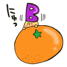 Blood type series Mr. B mushroom sticker #12102367