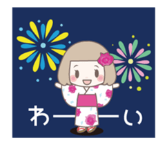 Yurufuwa girly midsummer animation sticker #12102762