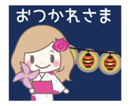Yurufuwa girly midsummer animation sticker #12102767