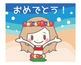 Yurufuwa girly midsummer animation sticker #12102769