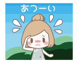 Yurufuwa girly midsummer animation sticker #12102771