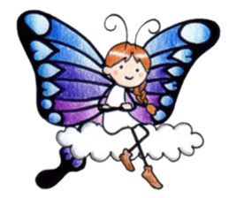 Butterfly full sticker #12102841