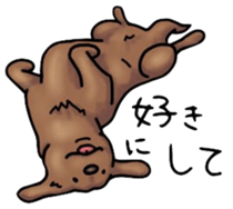 LOVE LABRADOR RETRIEVER sticker #12102971