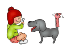 LOVE LABRADOR RETRIEVER sticker #12102972