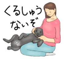 LOVE LABRADOR RETRIEVER sticker #12102978