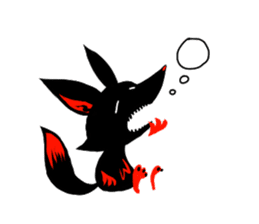 Shadow fox light up! sticker #12103317