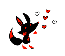 Shadow fox light up! sticker #12103325