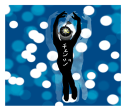 Make one flower bloom on the earth sticker #12103975