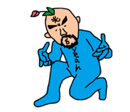 Make one flower bloom on the earth sticker #12103977