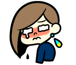 AMEOW THE GIRL sticker #12104091