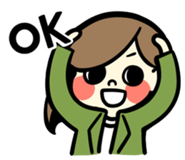 AMEOW THE GIRL sticker #12104097