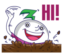 Mr.Turnip sticker #12104131