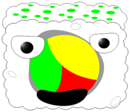 Sushi mann sticker #12104373