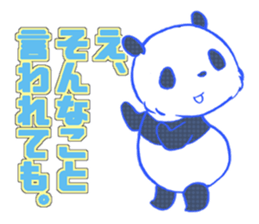 dot panda sticker #12104575