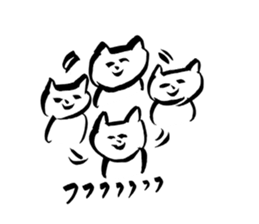 White Cats -Life goes on- sticker #12104722