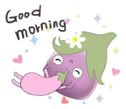 Miss eggplant with us sticker #12104878