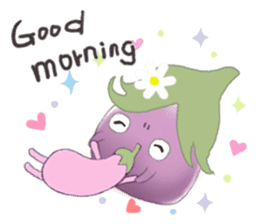 Miss eggplant with us sticker #12104878