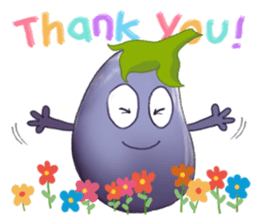 Miss eggplant with us sticker #12104882