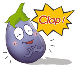 Miss eggplant with us sticker #12104894