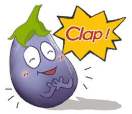 Miss eggplant with us sticker #12104894