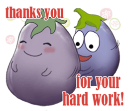 Miss eggplant with us sticker #12104896