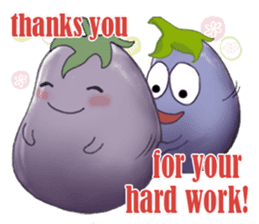 Miss eggplant with us sticker #12104896