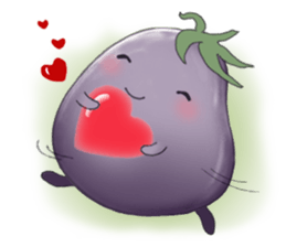 Miss eggplant with us sticker #12104897