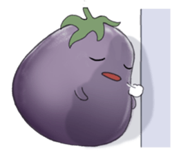 Miss eggplant with us sticker #12104901