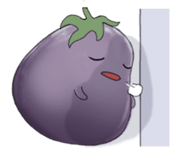 Miss eggplant with us sticker #12104901