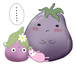 Miss eggplant with us sticker #12104902