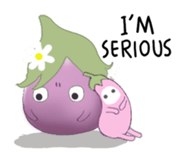 Miss eggplant with us sticker #12104903
